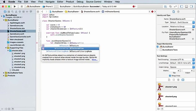 -iOS Development with Swift Tutorial - 35 - Building the Animation