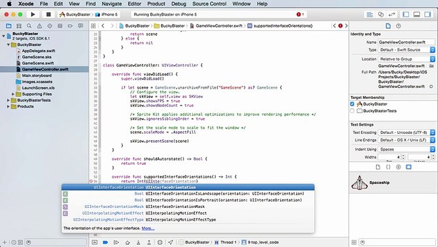 -iOS Development with Swift Tutorial - 32 - Games Welcome Screen -