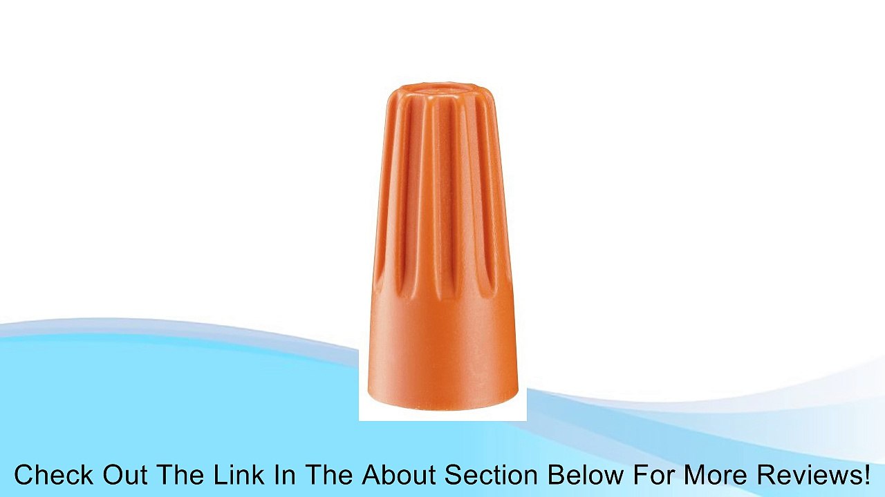 Gardner Bender 10-003 Wire Gard Orange Wire Connectors, 100-Pack Review