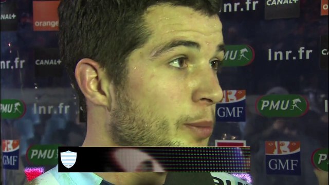 TOP14 - Racing-Clermont: Interview Brice Dulin (RAC) - J18 - Saison 2014/2015
