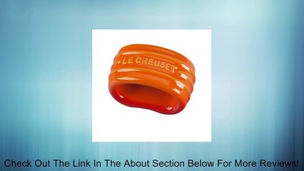 Le Creuset Stoneware Napkin Ring, Flame Review