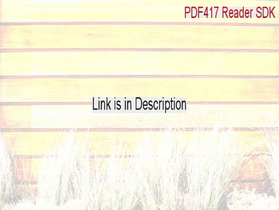 PDF417 Reader SDK Keygen - pdf417 scanner sdk (2015)