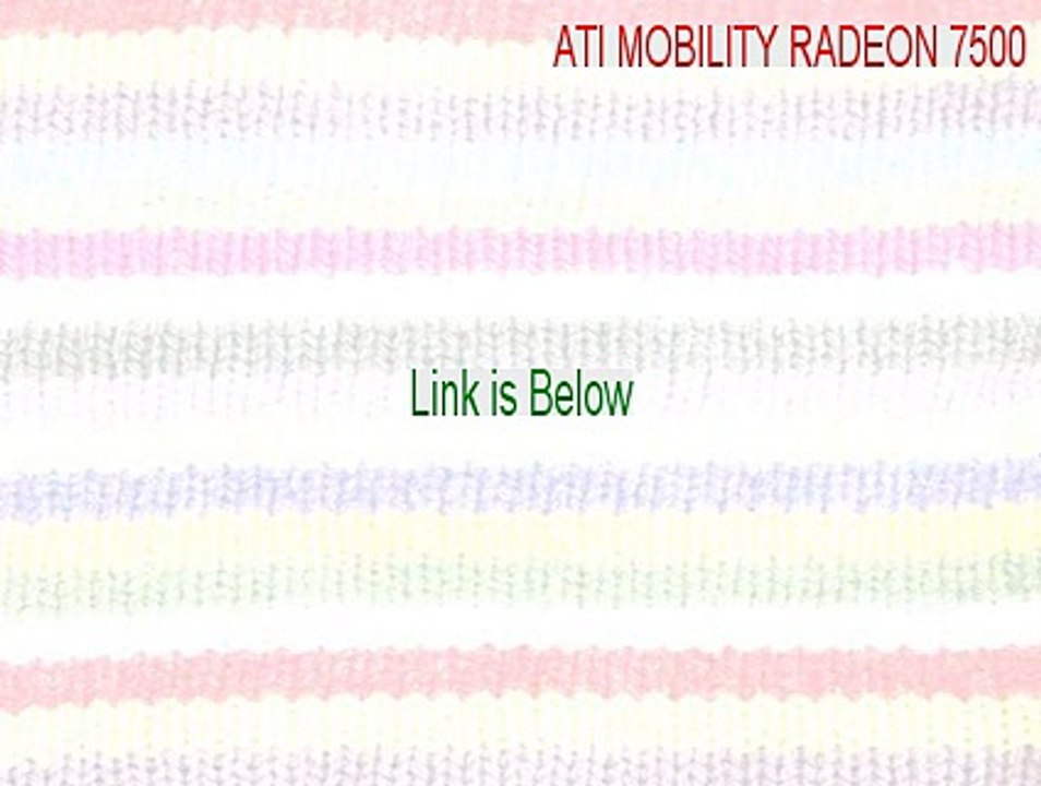 ATI MOBILITY RADEON 7500 (Omega 2.5.67) Full - ati mobility radeon 7500 vista (2015)