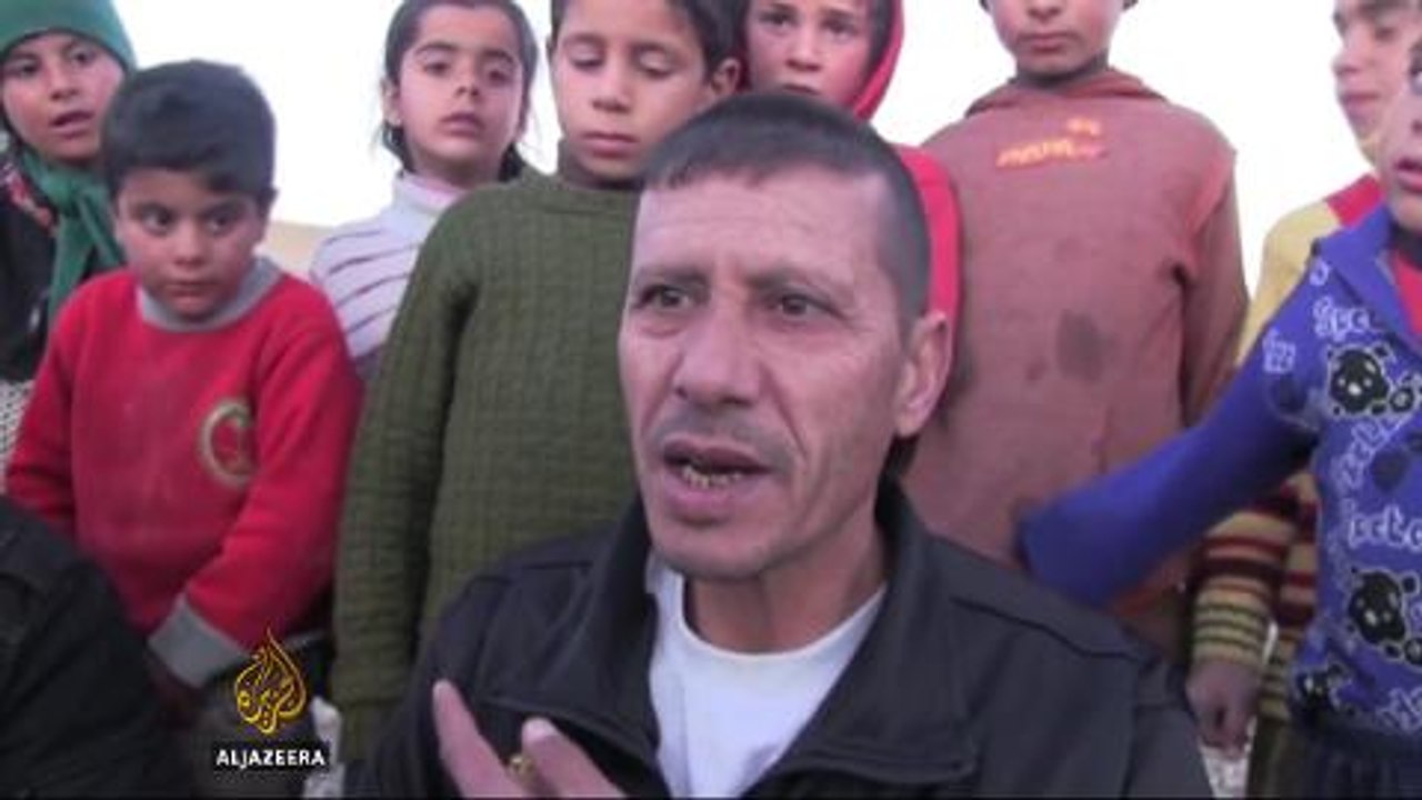 Syrian refugees suffer in freezing weather