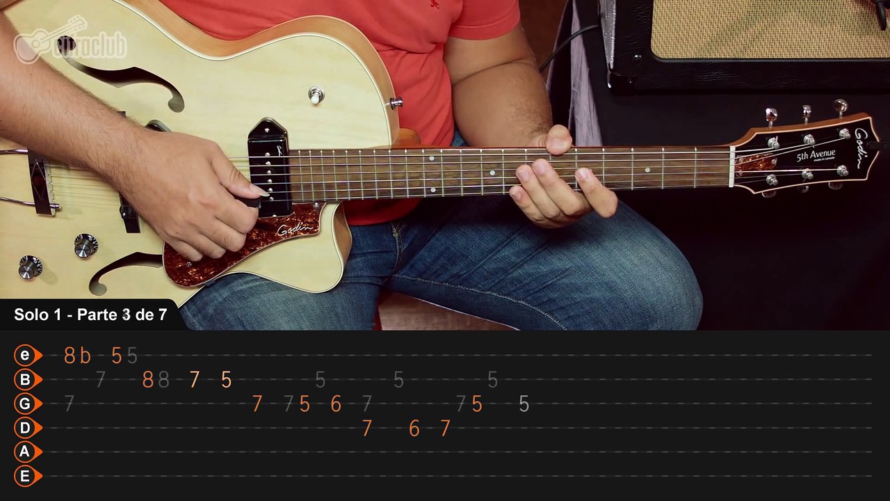 Blue Suede Shoes - Elvis Presley (guitar lesson - aula de guitarra)