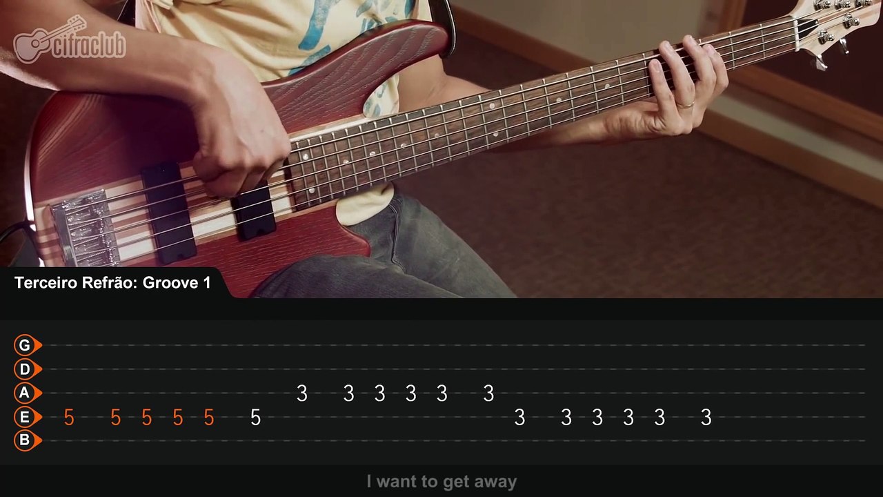 Fly Away - Lenny Kravitz (bass class - aula de baixo)