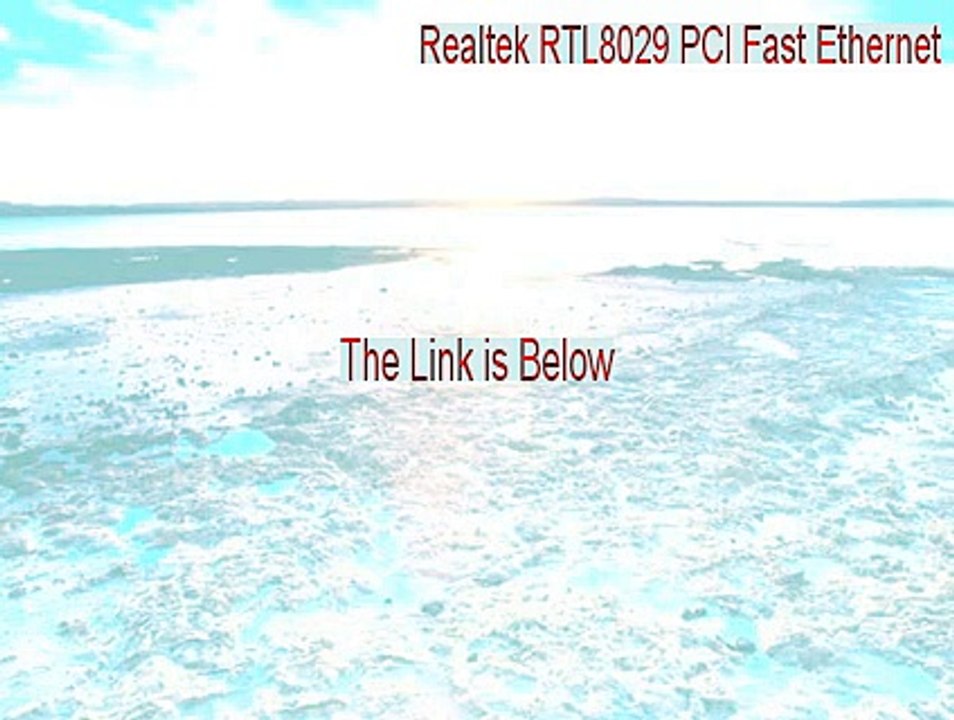 Realtek RTL8029 PCI Fast Ethernet Key Gen (Realtek RTL8029 PCI Fast Ethernetrealtek rtl8029 pci fast ethernet adapter)