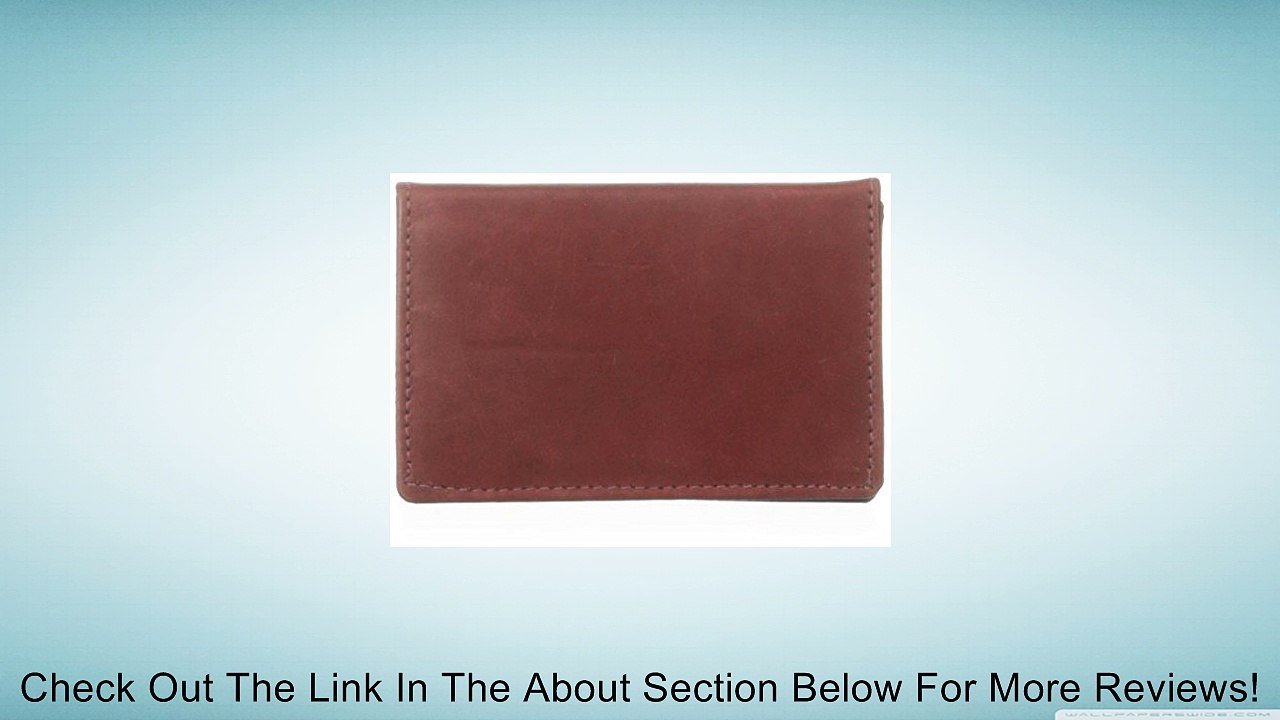 MW30070-BR Credit Card Holder ID Window Brown Wallet 2.75' x 4" Review