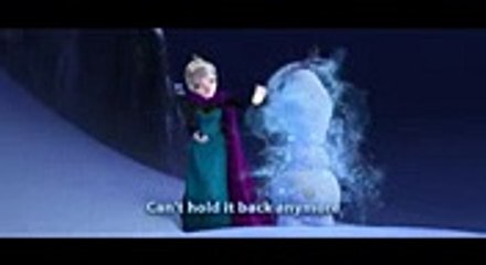 frozen let it go sing along official disney hd