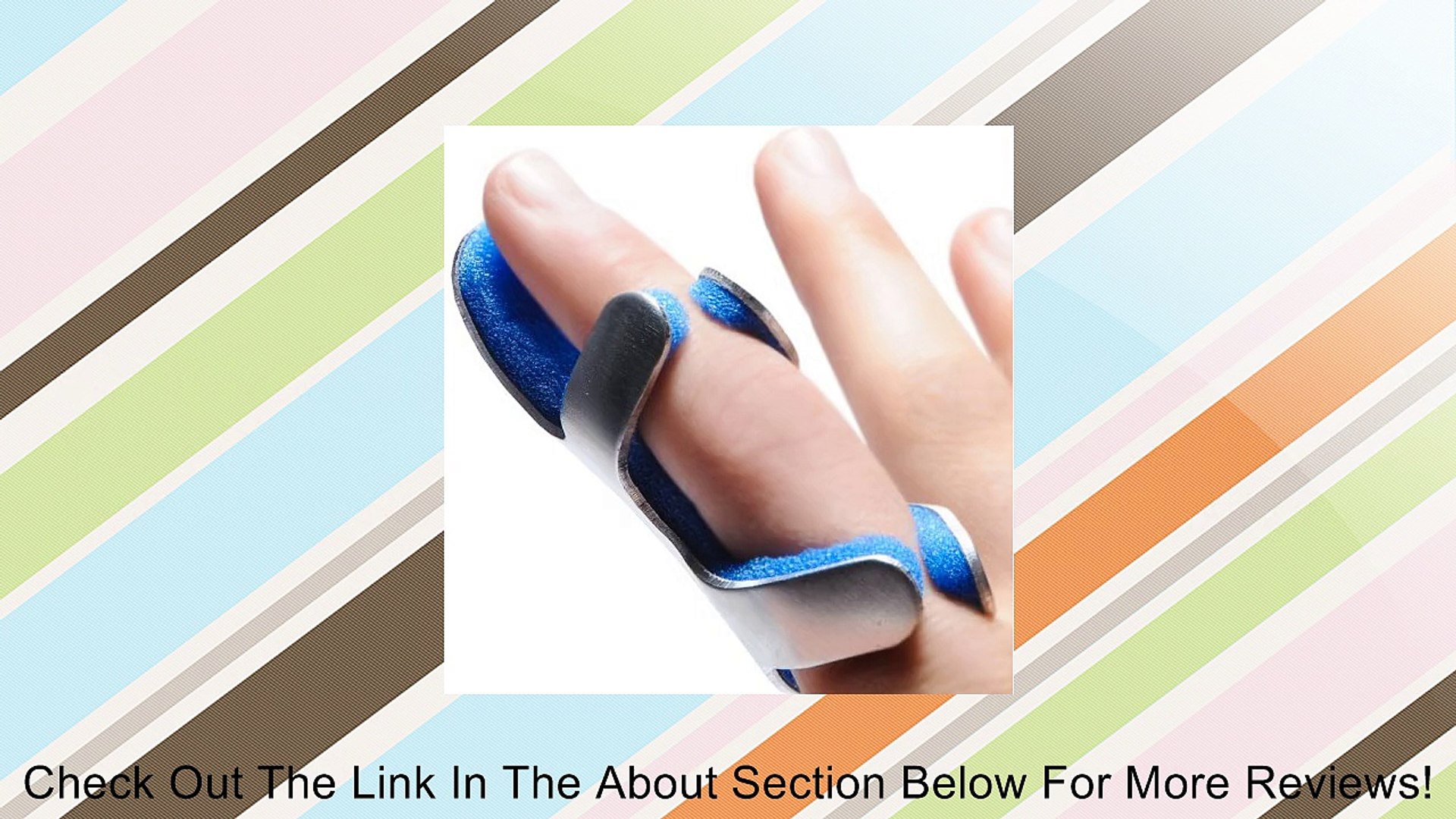 Padded Frog Type Finger Splint Large Review - video Dailymotion