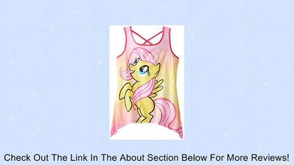 My Little Pony Big Girls' MLP Slub Jersey with Shark Bite Hem Review