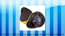 Piranha Gear Curved Leather Focus Mitts - Black & Yellow Review