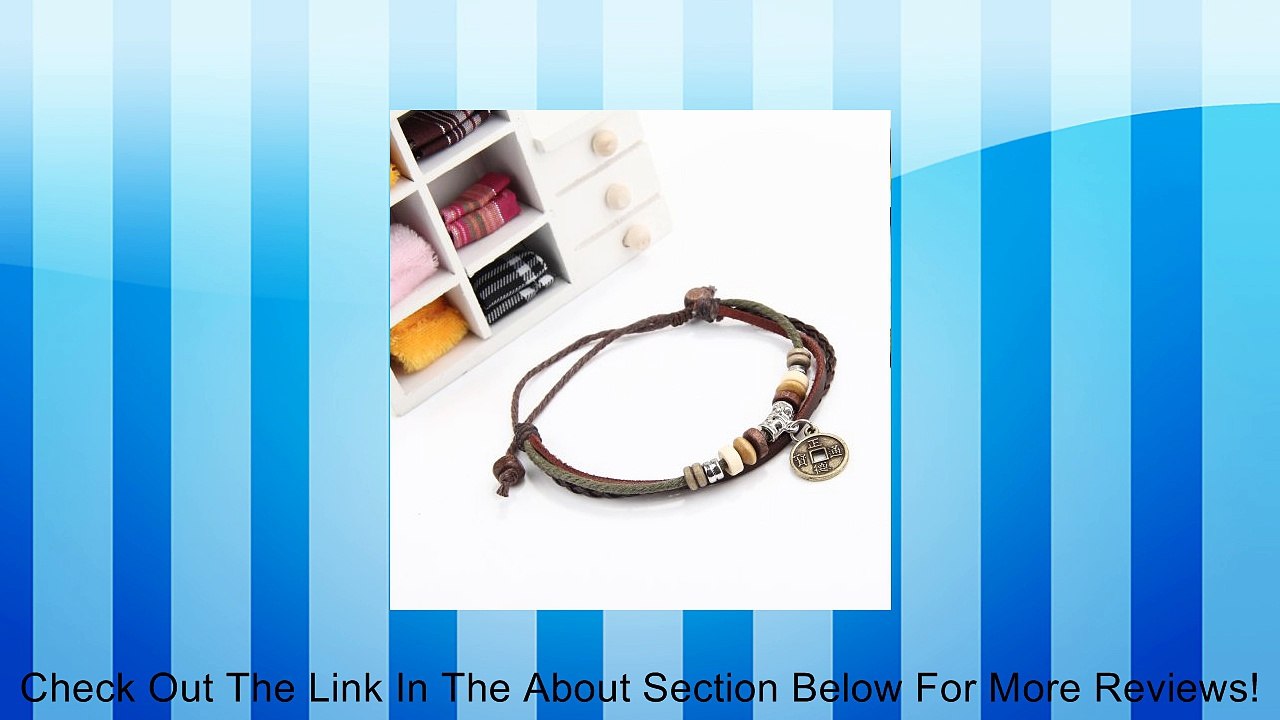 S.S�(SportSpirit) Chinese Ancient Coin Pendant Zen Bracelet,Adjustable One Size Fit All Review