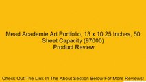 Mead Academie Art Portfolio, 13 x 10.25 Inches, 50 Sheet Capacity (97000) Review