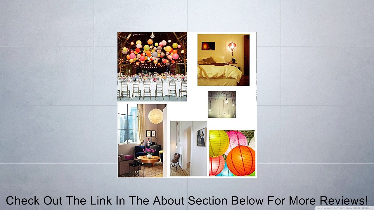 Hanging Light Bulb Cord - 15' Feet Long Extension Cord and On / Off Switch - Single Socket Plug- In Hanging Pendant Lamp Lights Fixture - Perfect for Star Lantern & Paper Lanterns, Closets, Kitchen, Bedroom, Living Dorm Room and any Living Space to Bright