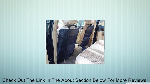 EFORCAR(R) 1PCS Protective Anti Kicking Padded Child/Baby Car Seat Back Scuff Dirt Protector Mat Cover Black Review