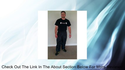 Nylon Black Sauna Suit Pants - 3XL Review