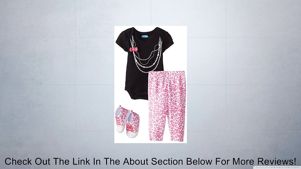 BON BEBE Baby-Girls Newborn Jewelry 4 Piece Pant Set with Sneakers, Multi, 6-9 Months Review