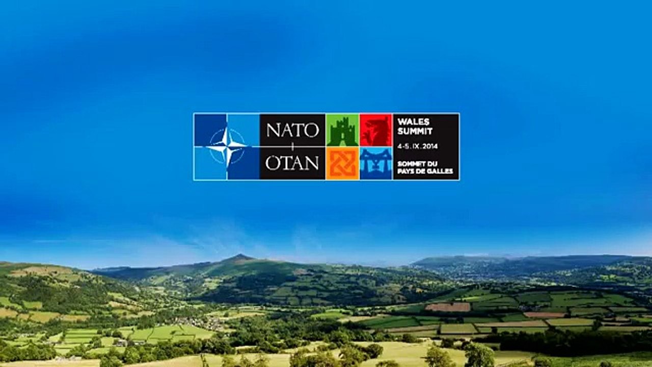 Delegates get ready for the NATO Summit reception