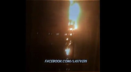 Burning The Marina Torch in Dubai! Torch Tower in Dubai in flames [Video]