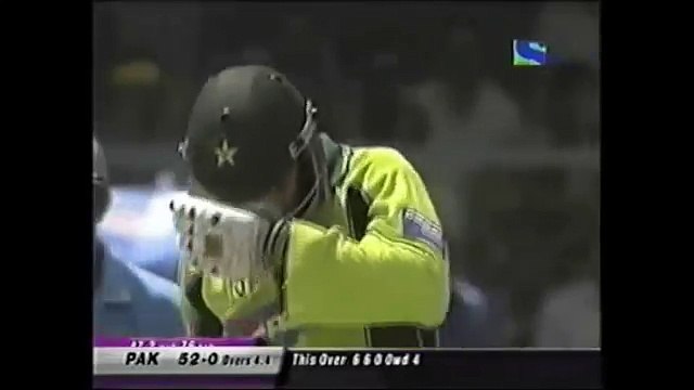 Shahid Afridi hits nine sixes in a match against India