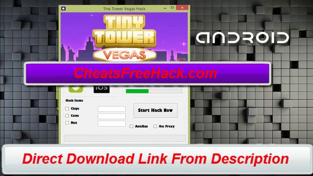 Tiny Tower Vegas Hack Chips Coins Bux Cheat Tool Free Download 2015