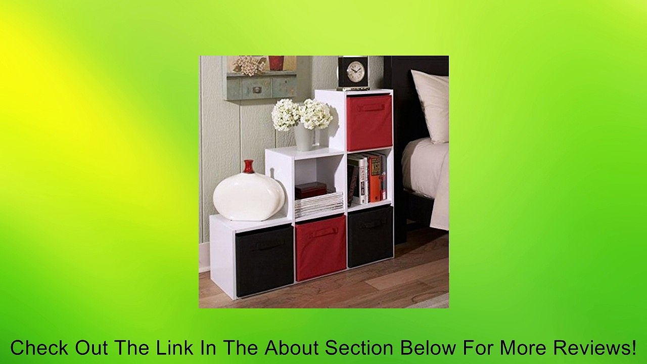 6 Cube Box Stackable White Wood Shelving Organizer. Good Bookshelf or Storage. Use in Living Room or Baby Nursery. ON SALE NOW !!! Match White Furniture In Any Home. Review
