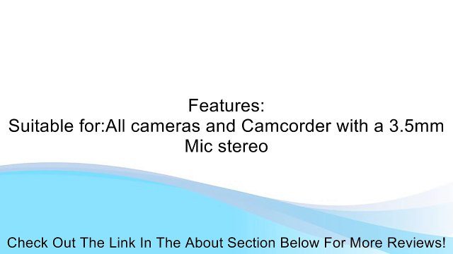 Fotga DV stereo microphone mic for Canon Nikon DSLR 5DII 3 7D D800 D7000 Review