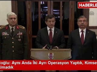 Davutoğlu: Çatışma Söz Konusu Olmamıştır