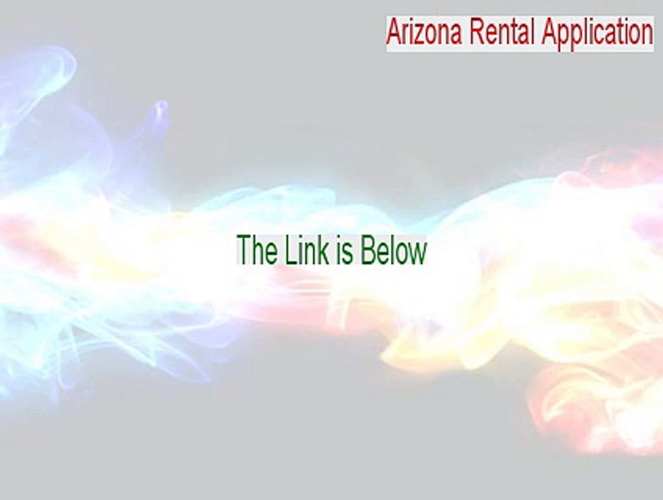 Arizona Rental Application Full Download [Instant Download 2015]