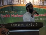 English Speech By Mufti Muhammad Shoaib In Kowloon Masjid Hong Kong