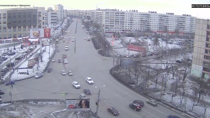 На таран - ДТП в Челябинске 21.02.2015