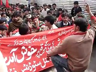 On the anniversary of a demonstration against terrorism