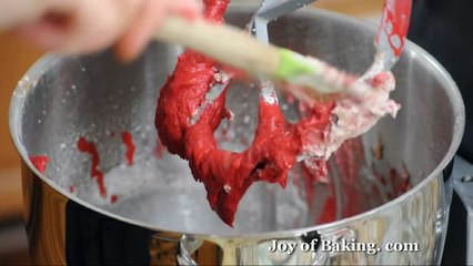 Red Velvet Cake Recipe Demonstration