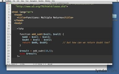 051- Multiple return values