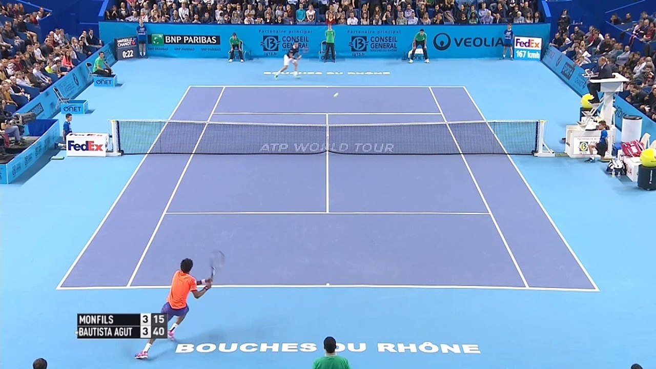 Marseille: Traum-Stop! Monfils mega-lässig