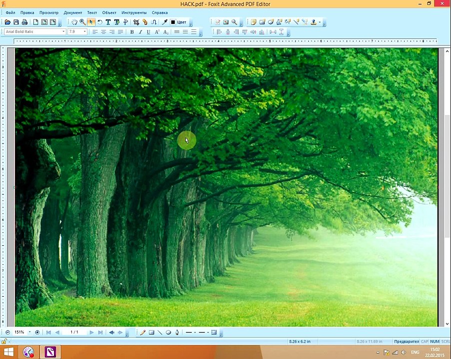 PDF redaktə (Foxit Advanced PDF Editor)