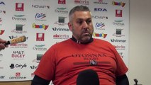 Rugby Top 14 - Christophe Urios réagit après Oyonnax - Castres (3e partie)