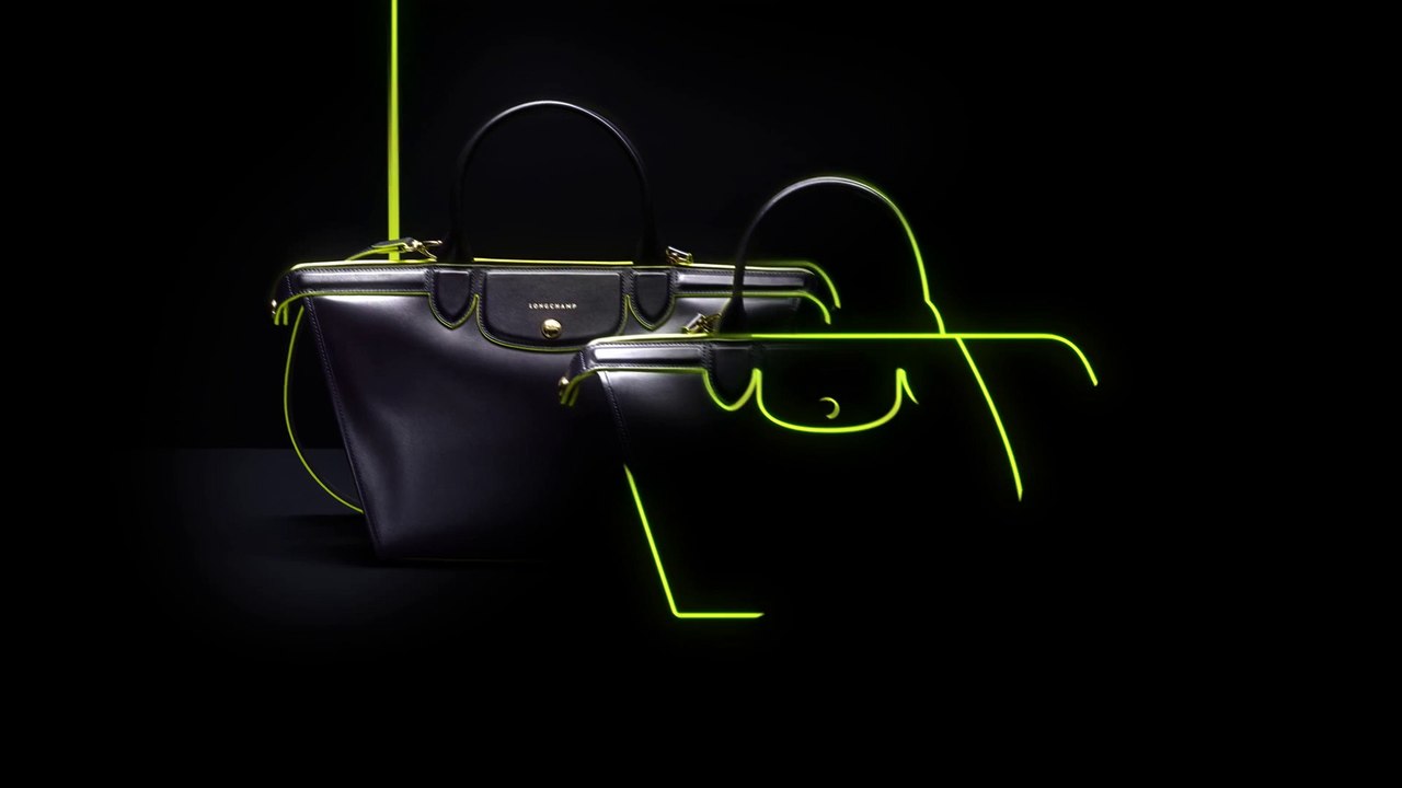 Longchamp : Le Pliage Héritage Néon