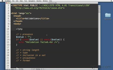 068- Validating form values