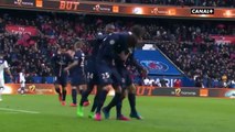 Thiago Silva met une gifle à A.Rabiot après son but face à Toulouse (PSG vs. Toulouse)