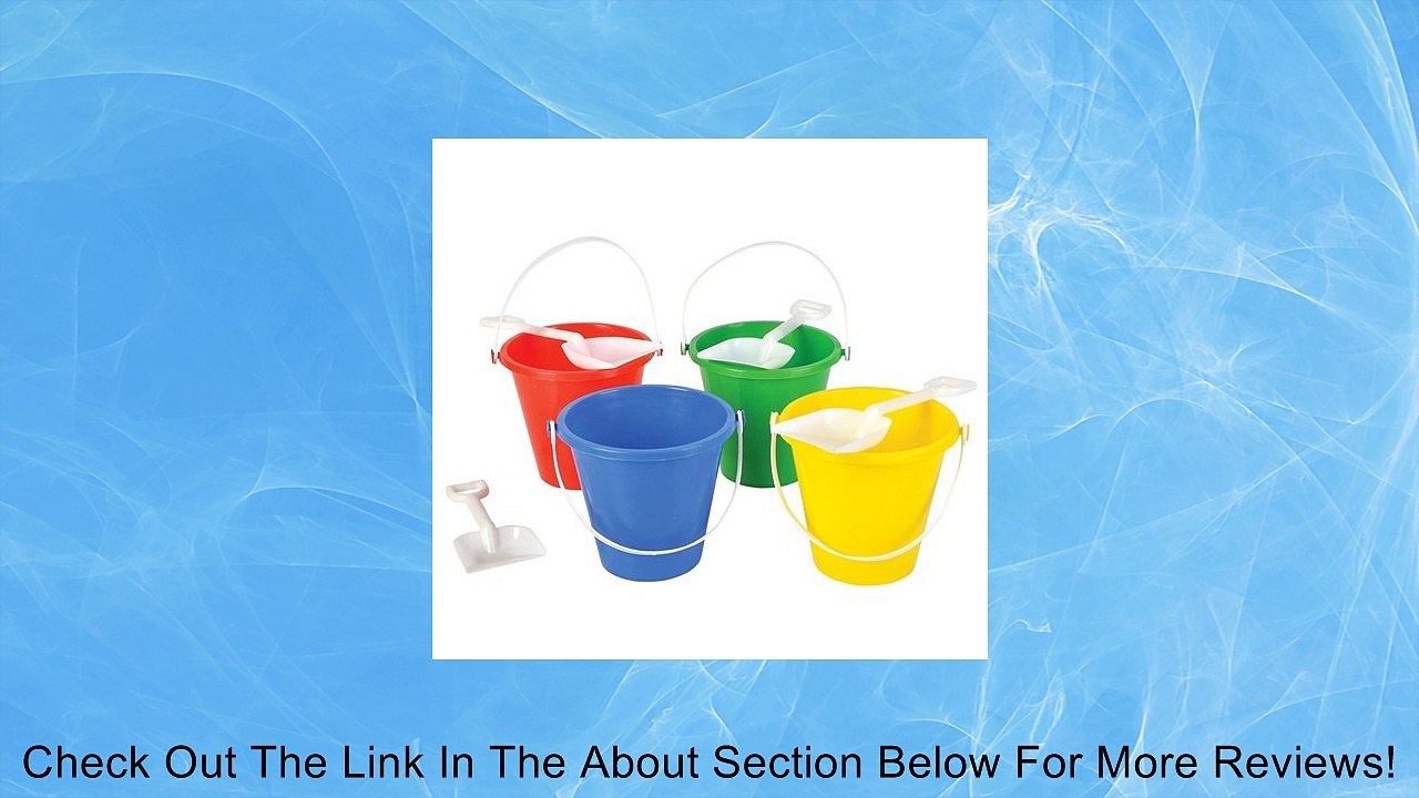PLASTIC BEACH PAIL, Case of 12 Review