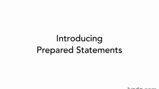 093- Introducing prepared statements