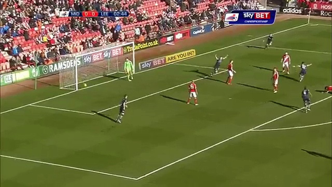 Middlesbrough 0-1 Leeds - Sky Bet Championship Season 2014-15