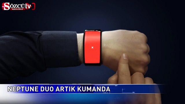 Akıllı telefon ekranıyla birlikte gelen akıllı bileklik