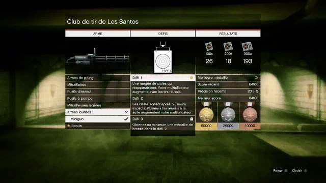 Grand Theft Auto V Hobbies et passe temps 6 Club de tir Armes Lourdes