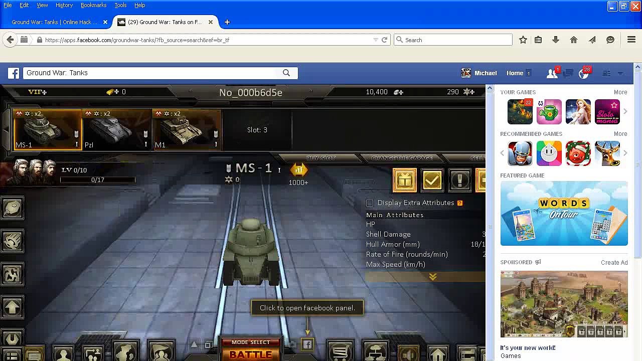 Ground War Tanks Cheats (Unlimited Gold)