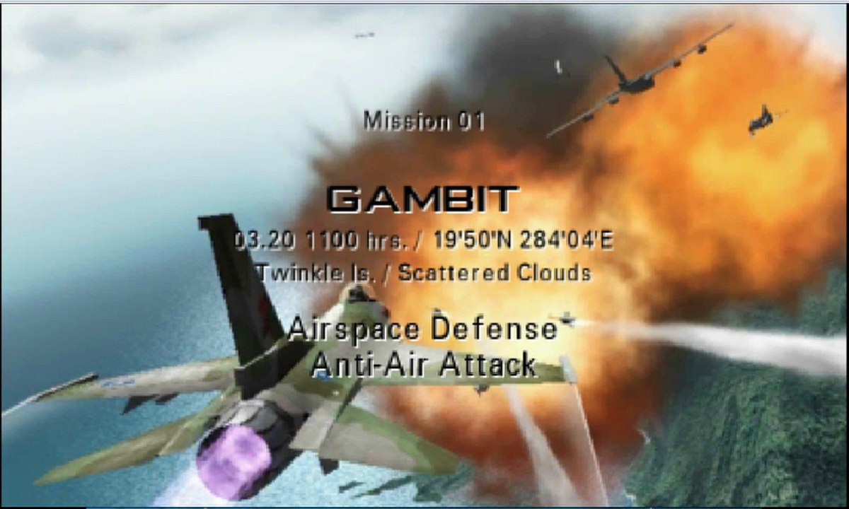 Ace Combat Assault Horizon Legacy Gameplay (Nintendo 3DS) [60 FPS] [1080p] Top Screen