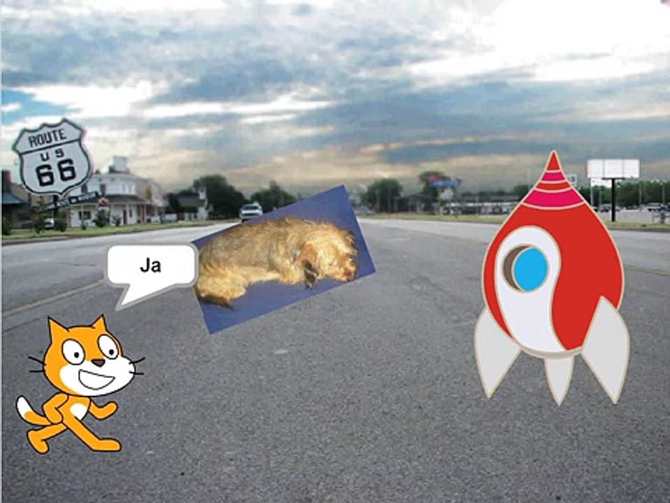 Pauliene und ihre Abenteuer #2 - Eine komische Begegnung (Scratch Animation)