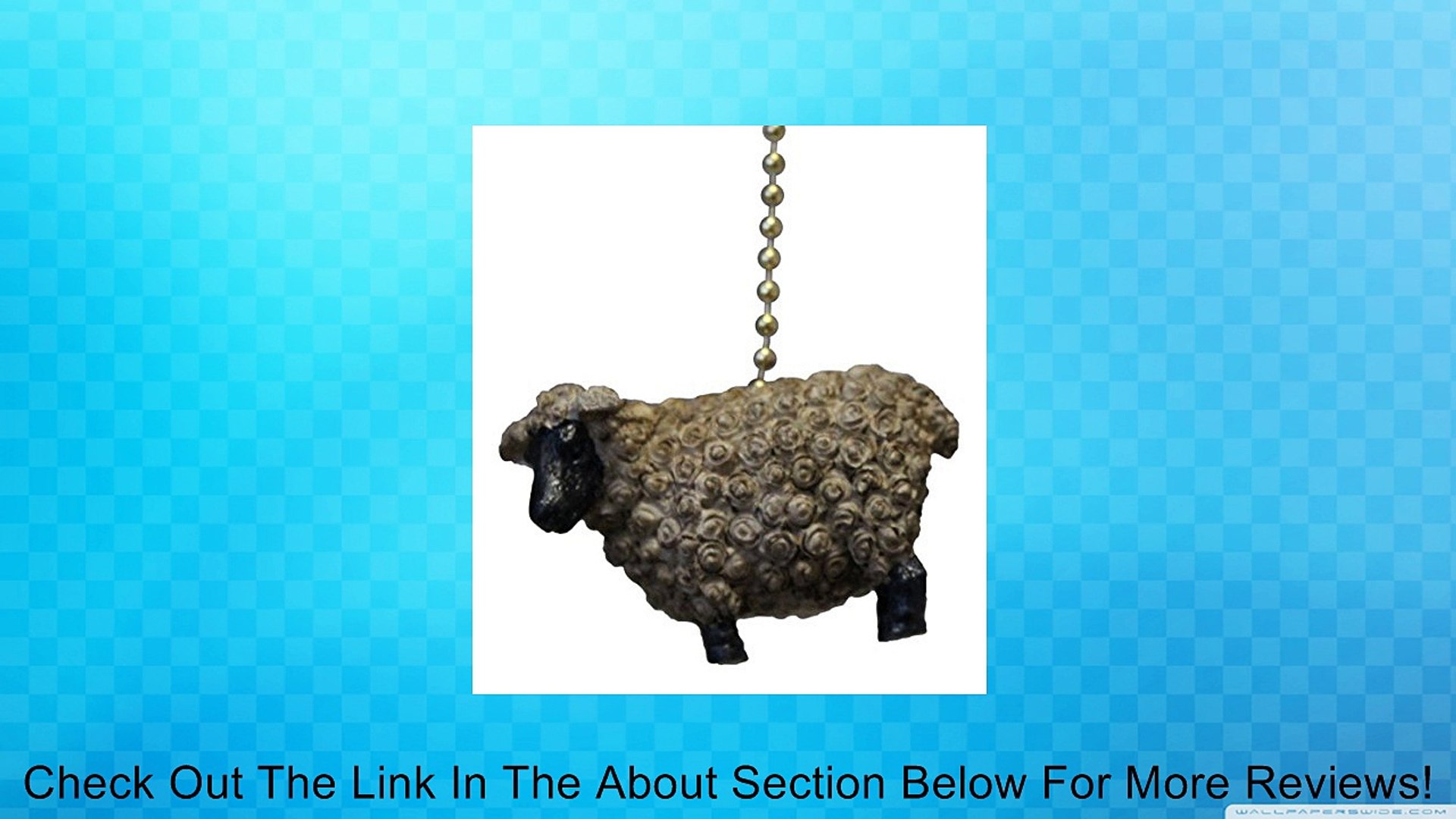⁣Suffolk Sheep Lamb Ceiling Fan Pull Chain Review